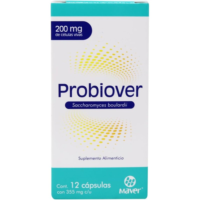 PROBIOVER - Suplemento Alimenticio - Próbióticos de Levadura - Frasco