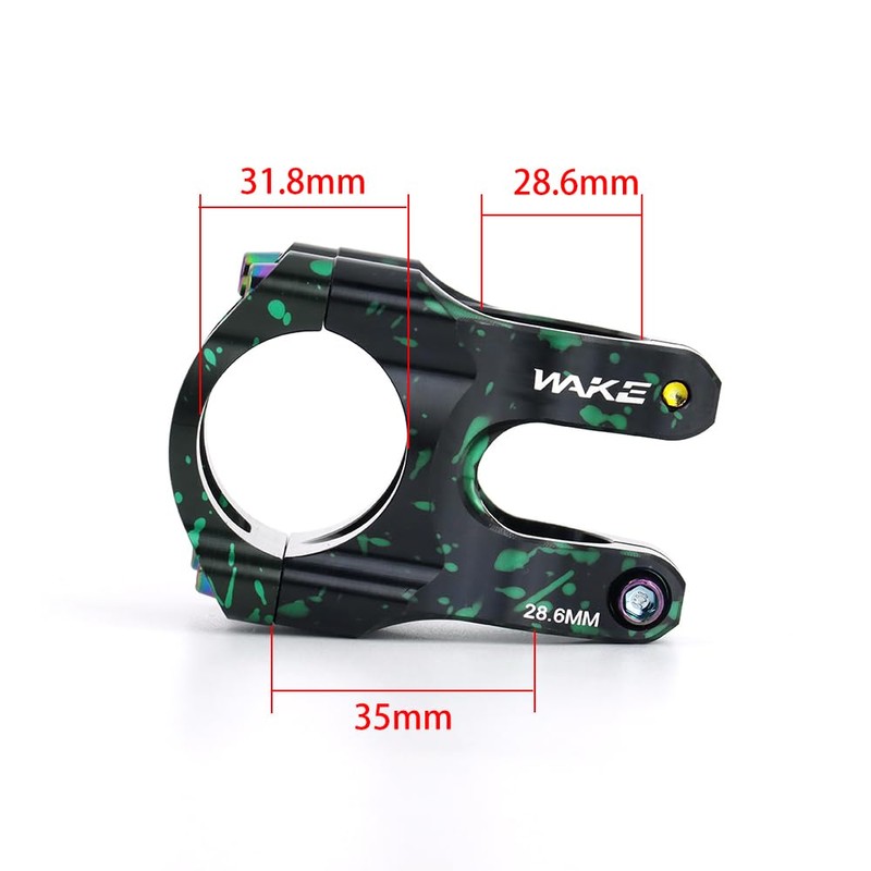 BESNIN Bicycle Stem 0 Degree 31.8 mm for Handlebars 35