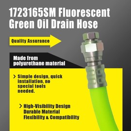 1723165SM Oil Drain Hose - Compatible with Model Series 29/30/35/38, 40/44/49 & 54-61 Engines