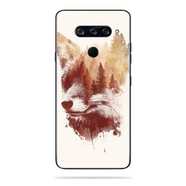 MightySkins Skin Compatible with LG V40 ThinQ - Blind Fox | Protective, Durable, and Unique Vinyl Decal wrap Cover | Easy to Apply, Remove, and Change Styles | Made in The USA