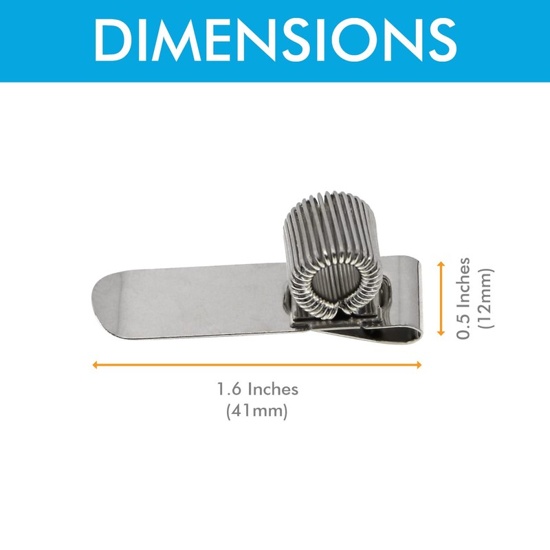 Pen Holder Clips with Adjustable Spring Loop Pen Marker Clip