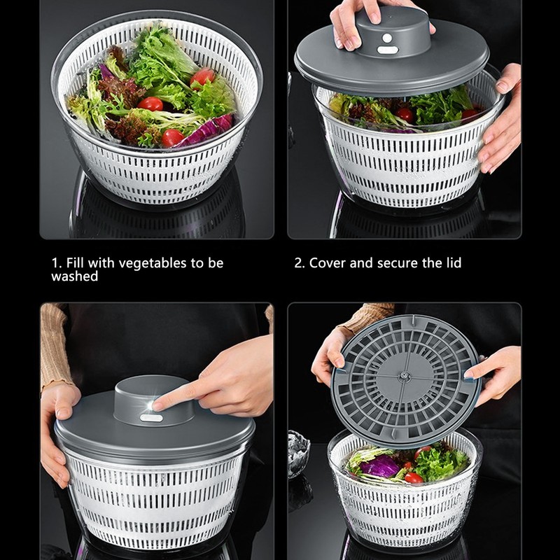 Vegetable Washing Machine Efficient Reliable Multifunctional Durable Fruit Spinner Dryer