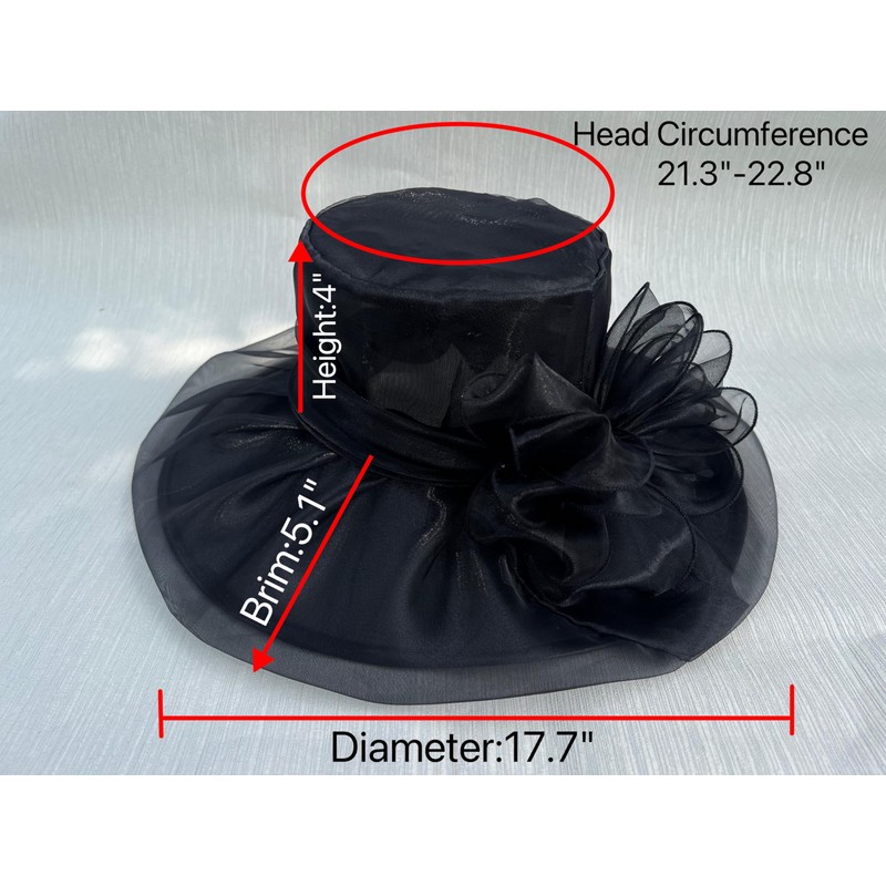 Women's Organza Church British Fascinator Bridal Tea Party Wedding Hat