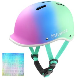 Vvinca Toddler Bike Helmet,Kids Helmet Toddler Helmets 2-4-8 Years Boys Girls，Kids Bike Helmet Adjustable Multi-Sport Bicycle Skateboarding
