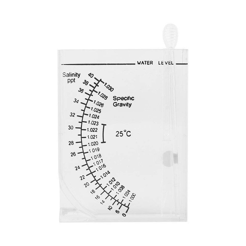 Hydrometer Salinity Meter for Aquarium Hydrometer Salt Water Salinity Meter