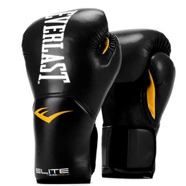 Everlast Pro Style Elite Gloves - Premium Synthetic Leather for Heavy Bag Workouts - Ideal for Adults' Boxing - Size: 16 oz