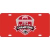 Ohio State Buckeyes National Champs License Plate 2024 Shield Red