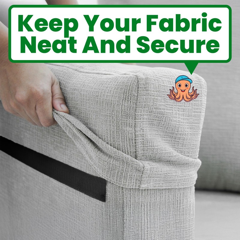 (16 FT x 3/4 Inch) Strips with Adhesive for Fabric,
