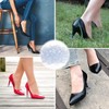 42 Pairs Heel Covers for Grass, 3 Sizes Clear High