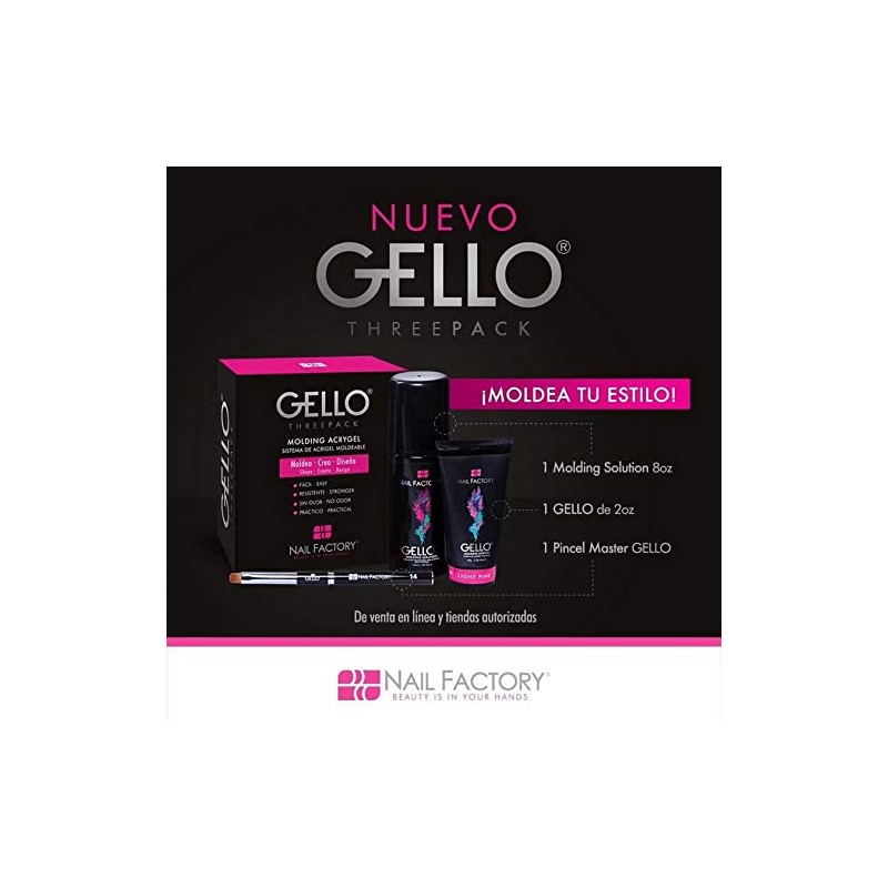 GELLO - THREE PACK, Lo Esencial en Gel Acrílico Para