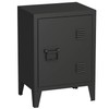 MIOCASA Metal Nightstand Modern End Side Table Steel Bedside Storage