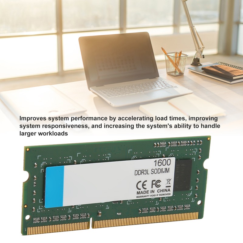 DDR3L SODIMM 1600MHz RAM 64Bits Width 204Pin Data Connection Plug