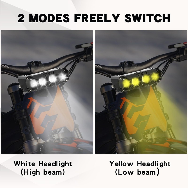 LED Headlight Kit for Sur Ron Plug and Play for