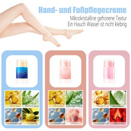 BTYJLEBE Hydrating Foot Cream Hand Cream Moisturising Cream Feet Care Relief Softener Roller for Hands Body Women and Men