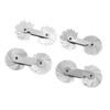 Stainless Steel Radius Gauge, Set of 4 Stainless Steel Radius