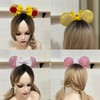 ASAHEL Mouse Ears Headbands Fashion Shiny Bows Mice Ears Birthday