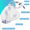 GlobalRoll Urinary Drainage Bag with Anti-Reflux Chamber, Urine Bag with