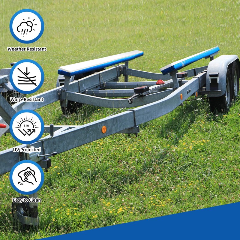 Nalwort 3" x 48" Boat Trailer Bunk Slides, Heavy Duty