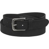 Harrys-Collection HC Men's Leather Belt Buffalo Leather with Antique Silver