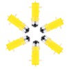 6 PCS DC Electric Motor 3V-6V Dual Shaft Geared TT