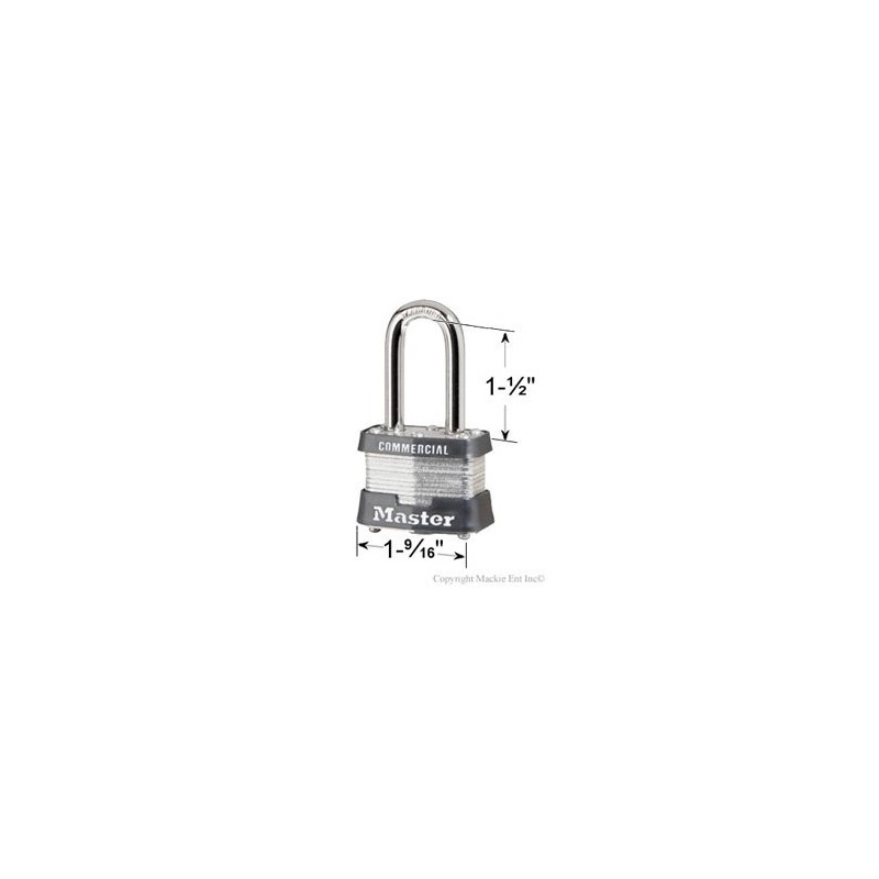 Master Lock - Keyed Alike Locks 3NKALF-4 w/BumpStop Technologiy