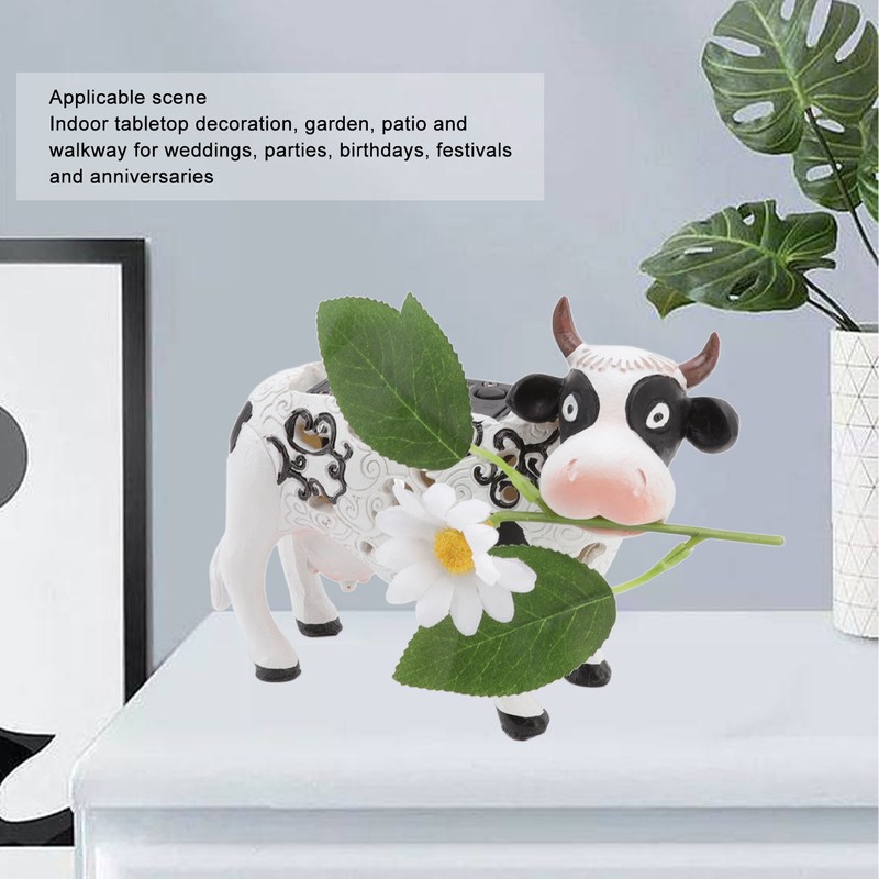Daisy Cow Solar Light Animal Shaped Color Changing LED Garden