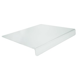 Source One Premium Clear Acrylic Counter Top Cutting Board 15 x 15 and 16 x 18 Inches Available w 2 Inch Lip (16 x 18)