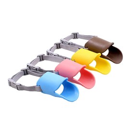 Dog Muzzles Anti Bite Silicone Duck-Bill Duck Mouth Shape Dog Mouth Covers Anti-Called Muzzle for Puppy Dog