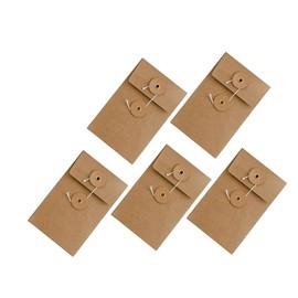 NUOBESTY 3sets Retro Information Bag Vintage Envelopes Invitation Envelopes DIY Envelope Kraft Paper 5pcs*3