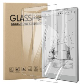 KUSINHOKA [2 Pack] Screen Protector for Onyx Boox Go,HD Scratch Resistant Sensitive No Bubbles Touch Sensitive PET Screen Protector,Transparent