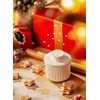 Sweese Embossed French Butter Crock with Water, Ceramic Butter Keeper