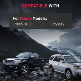 SYERAL Left Driver Power Sliding Side Door Latch Lock Actuator Compatible with Honda Odyssey 2005 2006 2007 2008 2009 2010, V6 3.5L, Mini Van Replace# 72663-SHJ-A21, 72663SHJA21, DLA387, 746965