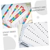 COHEALI Sticky Index Tabs Page Markers 20 Sets Alphabet Stickers
