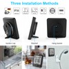 YiChZhe Bathroom Alarm Clock Bath Timer Waterproof Digital Bathroom Clock