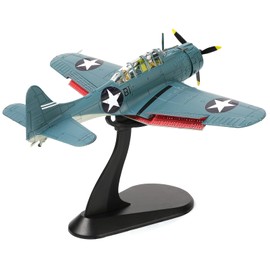 NUOTIE 1/72 Douglas SBD-3 Best Dauntless Dive Bommber Model World War II Midway Vintage Warplane Metal Diecast Aircraft Military Display Airplane for Display Collection or Gift