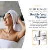 BATH ROYALE Rain Shower Head & Detachable Handheld Spray Combo,