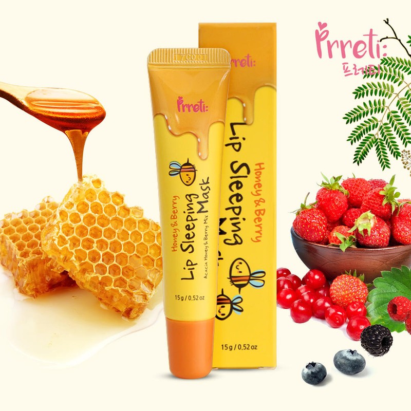 Pretty Honey & Berry 프레티 허니앤베리 립 슬리핑 마스크팩 15g