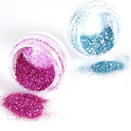 100 x Nail Art Bag Stones, Sequins, Glitter Dust, Shells – Set Piercinge, Shell Chip, Rhinestones, Sequins, Glitter – Cute Nails