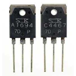 Sanken 2SA1694 & 2SC4467 A1694 C4467 NPN+PNP Power Transistor 1 Pair 8A 120V 80W