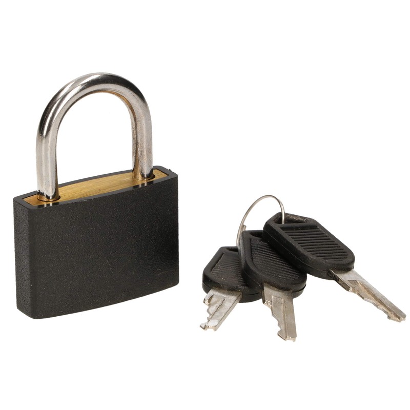 KOTARBAU® Padlock 30 mm with Steel Cable 4 mm x
