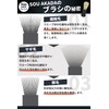 SOU AKADA Silk Whip Brush, Fluffy Bubble, Shaving Size, Made