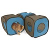 Kitty City Pop-Up Rolling Cat Cube & Tunnel Toy, Collapsible