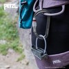 PETZL Reverso Multi-Purpose Beray/Lapel Device, Green, One Size