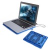 Laptop Cooling Pad, Portable Super Quiet Fans with Blue LEDs,