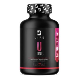 U Tonic  Mezcla de Arándano, Abedul y Vitamina C  90 Cápsulas  Complejo Para Apoyo del Tracto Urinario para Hombres y Mujeres  B Life                 