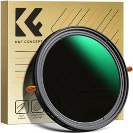 K&F Concept Nano-D Series ND Filter 55 mm CPL&ND2-ND32 2 in 1 Multifunctional Grey Filter and CPL Filter Polarising Filter