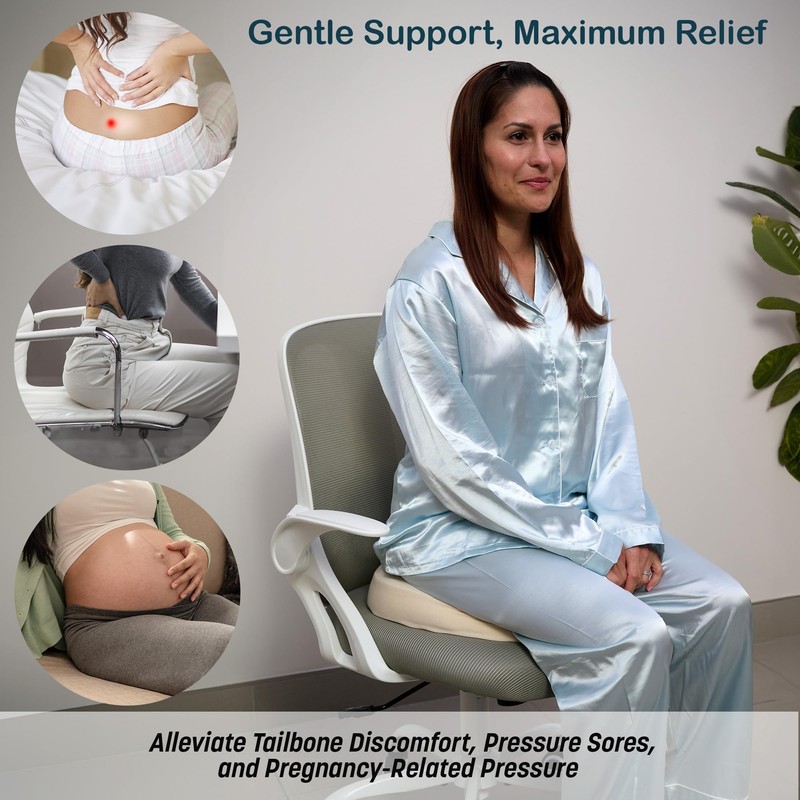 Turmerry Organic Latex Donut Pillow