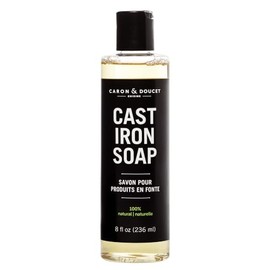 Caron & Doucet Caron & Doucet - Cast Iron Cleaning Soap | 100% Plant-Based Soap | Best for Cleaning, Restoring, Removing Rust and Care Before Seasoning | For Skillets, Pans & Cast Iron Cookware… (8 oz)