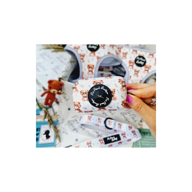 Pet Pooch Boutique RUSTY BEAR POO BAG HOLDER