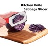 Stainless Steel Cabbage Shredder & Onion Slicer for Coleslaw, Cuchillo